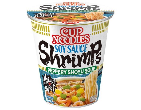 Instant rezanci z rakci v lončku 63g NISSIN