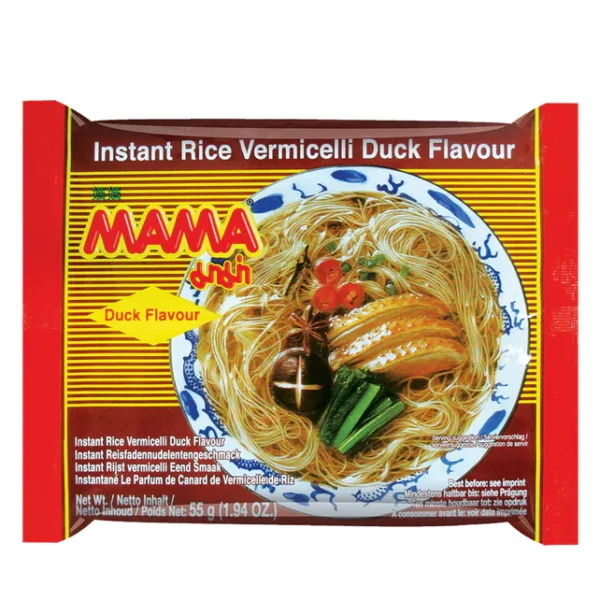 Instant riževi vermicelli rezanci z okusom račke 55g MAMA