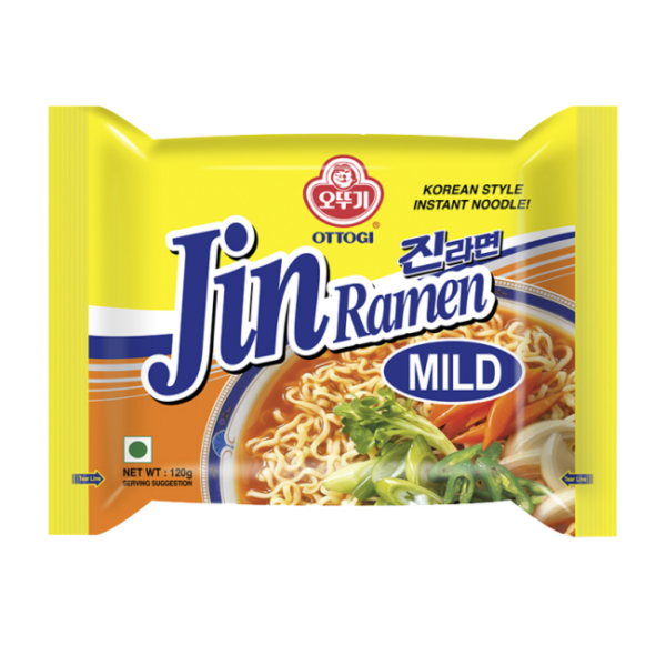 Instant noodles JIN mild spicy 120g OTTOGI