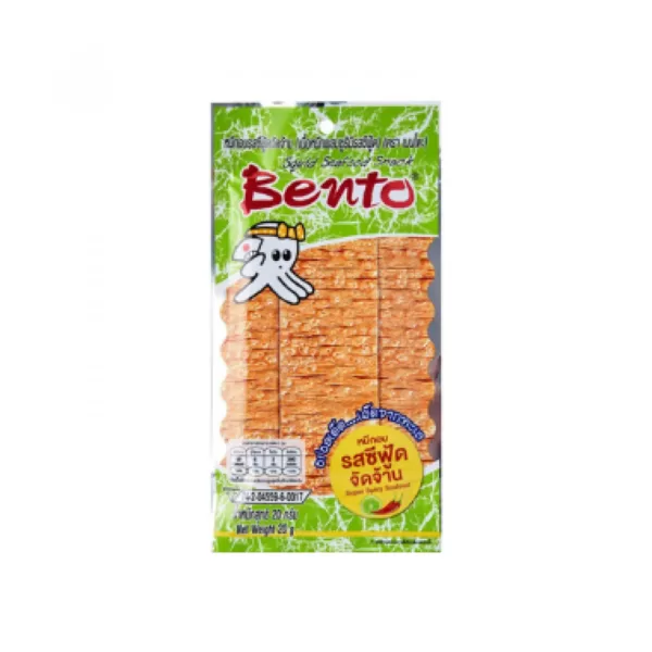 Prigrizek z lignji (zelo pekoč) 20g BENTO