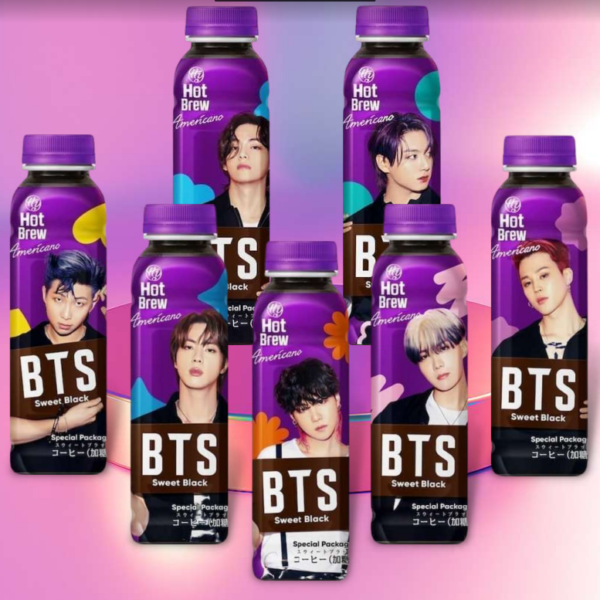 Sladka črna kava BTS 350ml HY