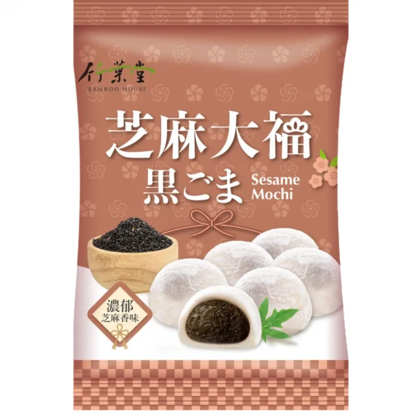 Sesame flavoured mochi 120g BAMBOO HOUSE