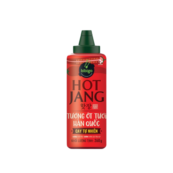 Korejska sladko-pekoča Hot Jang čili omaka 260g BIBIGO