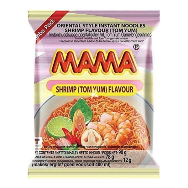 Instant noodles Tom Yum flavour 90g MAMA