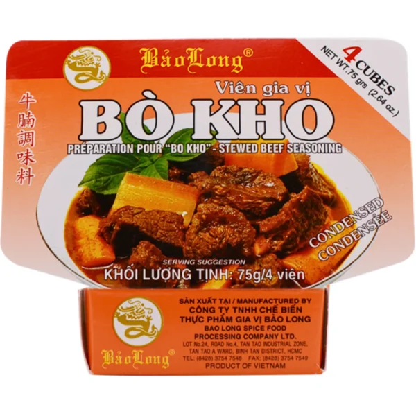 Goveje jušne kocke za Pho Bo 75g BAO LONG
