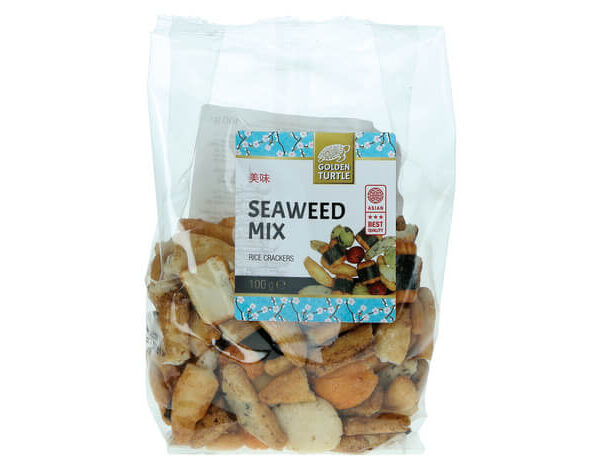 Rice crackers Seaweed mix 100g GOLDEN TURTLE